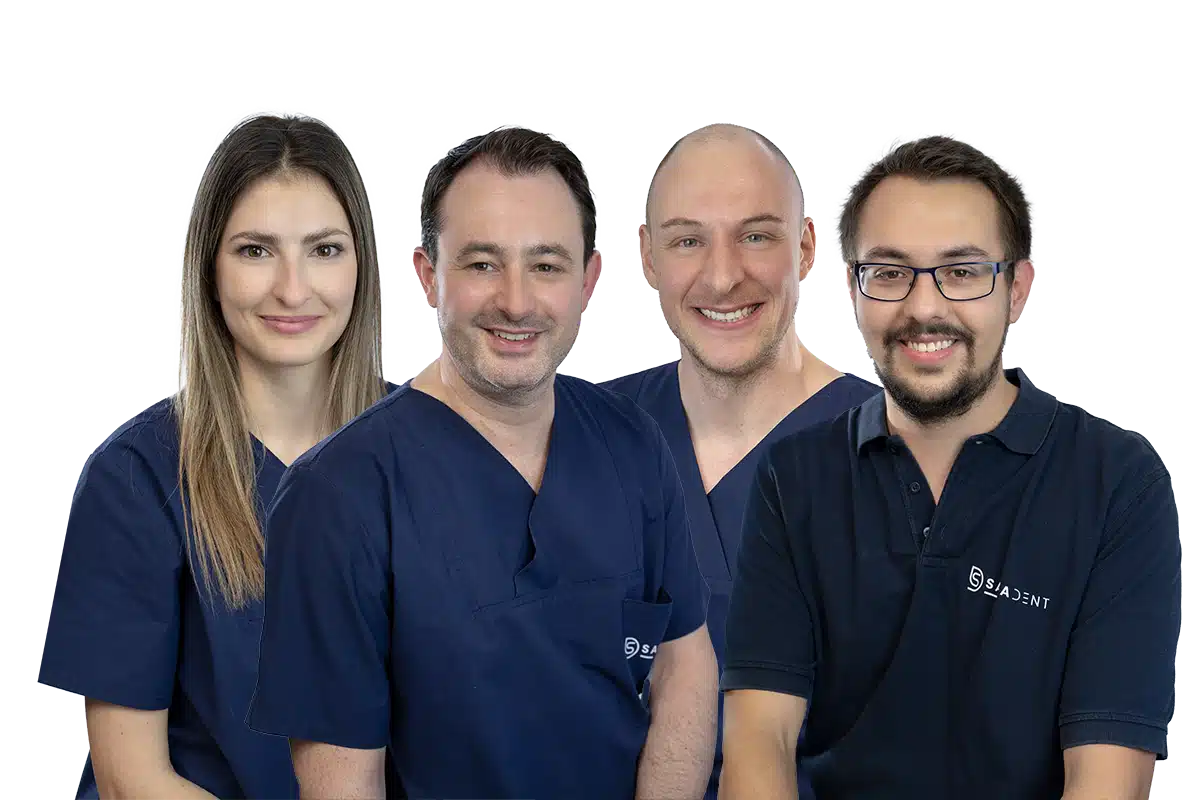 Foto des Zahnärzteteams von Saladent